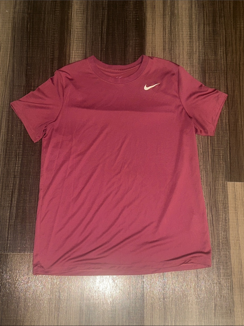 Nike Women’s Burgundy Dri-Fit T-Shirt - Size Medium
